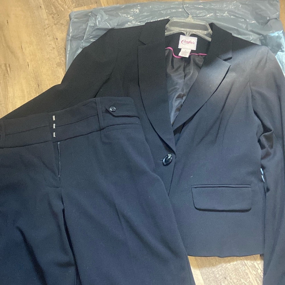 Women’s black pant suit